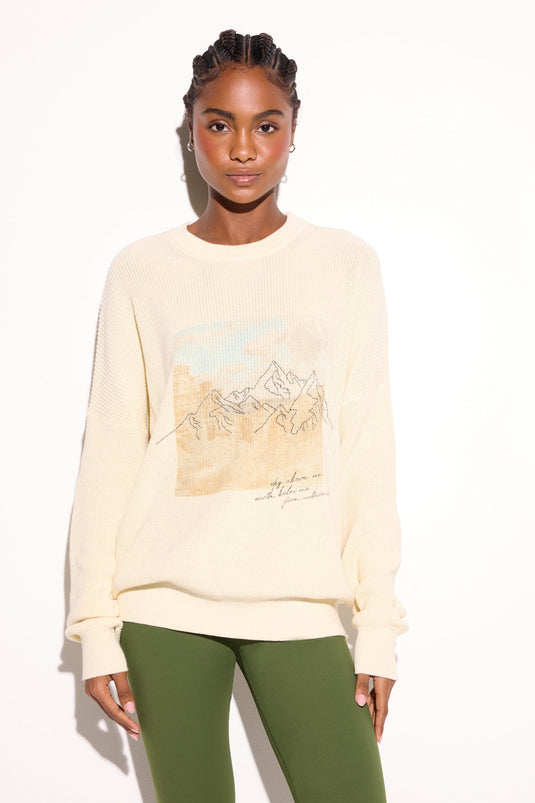 Above Me Lyric Sweater