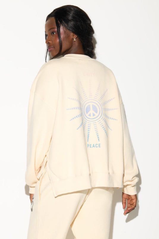 Emit Peace Bex High-Low Crew