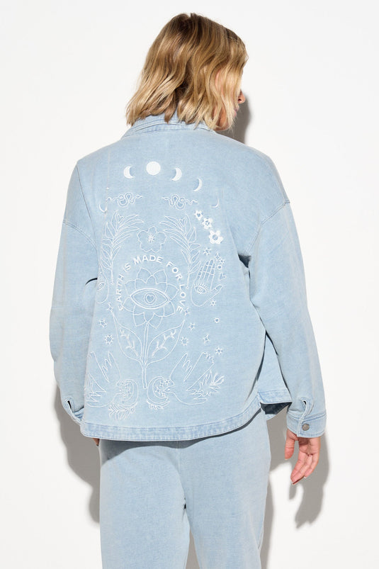 Eye Bloom Sunny Button Down