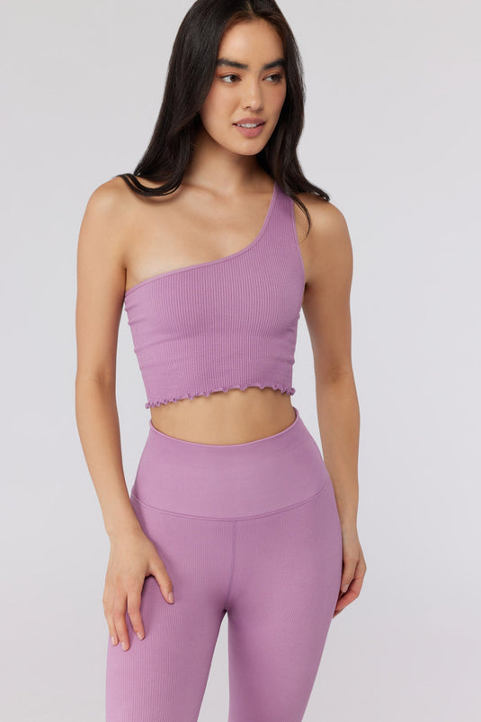 Luna One Shoulder Seamless Tank