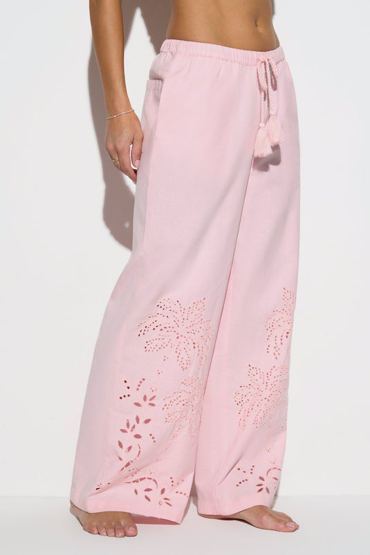Talia Wide Leg Linen Pant