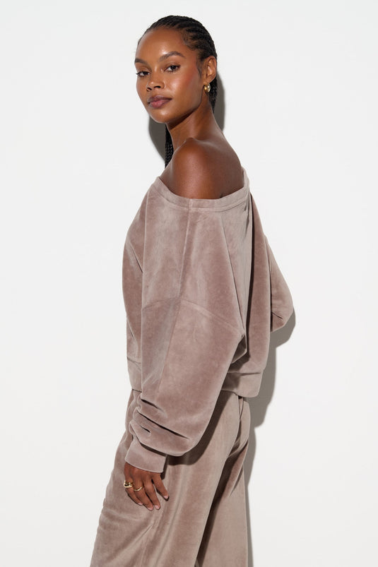 Velour Ava Sweatshirt