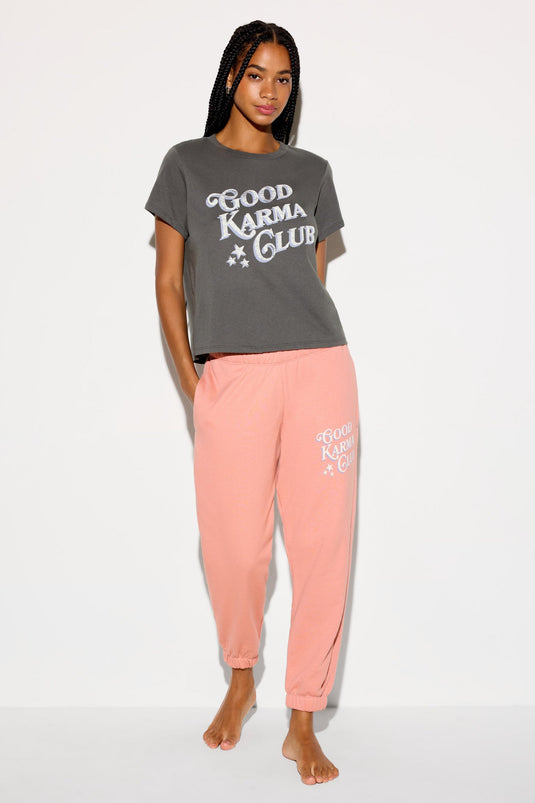 Karma Club Lila Tee