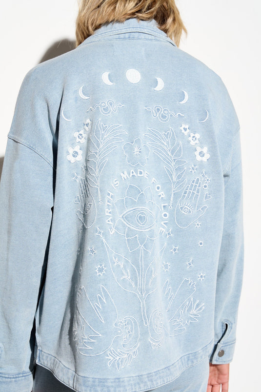 Eye Bloom Sunny Button Down
