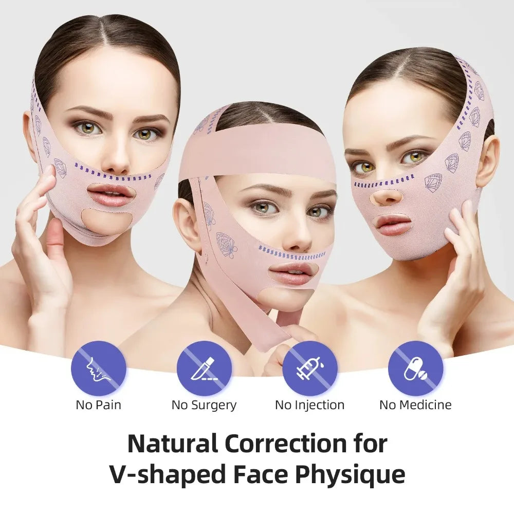 Face Slimming Bandage Women Face Lifting V Line Shaper Chin Cheek Lift Up Belt Anti Wrinkle Strap Facial Beauty Skin Care Tools