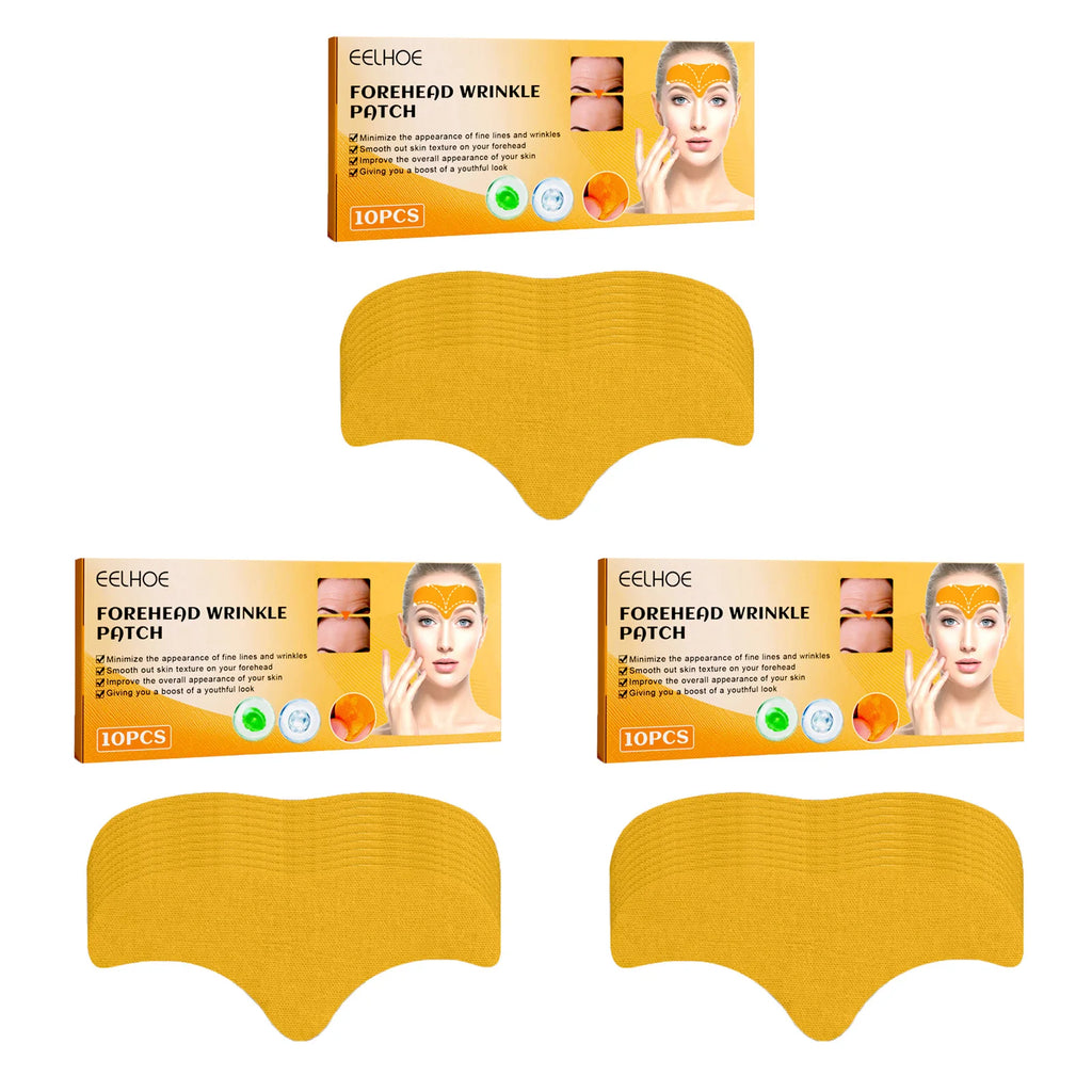 10-50Pcs Forehead Wrinkle Patches Lifting Firming Anti Wrinkles Facial Patches Natural Forehead Line Removal Gel Patch Skin Care